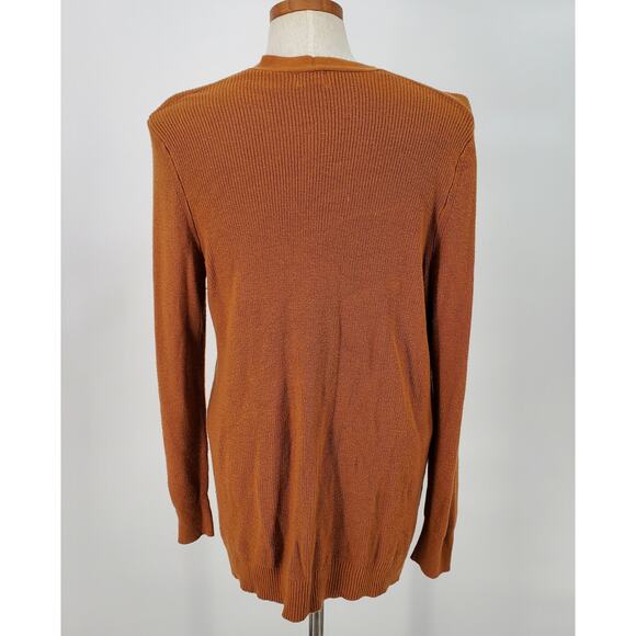 A New Day Womens XL‎ Brown Cardigan Sweater Pre-Owned - Picture 3 of 5